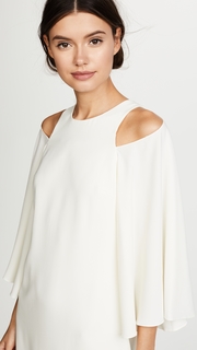 Halston Heritage Bell Sleeve Shift Dress