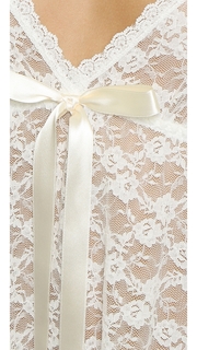 Hanky Panky Peek-a-Boo Lace Baby Doll with G-String