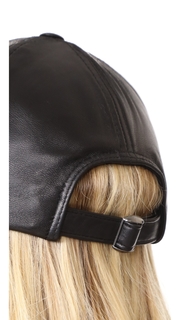 Hat Attack Leather Baseball Hat