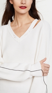 Helmut Lang Distressed Sweater