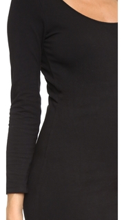 MONROW Maternity Long Sleeve Dress