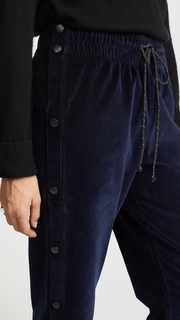 Hudson Aria Velvet Track Pants