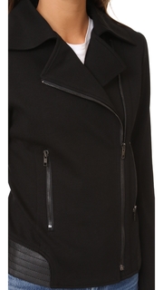 James Jeans Ponte Combo Motorcycle Jacket