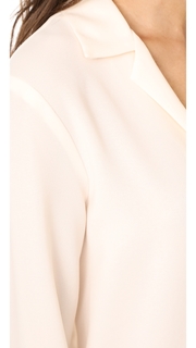 Jenni Kayne Crepe Lapel Top