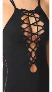 Jonathan Simkhai Lace Up One Piece