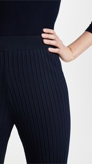 Jonathan Simkhai Applique Ruffle Knit Crop Pants