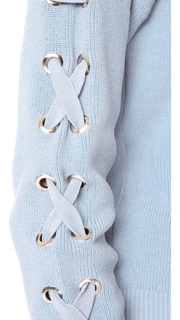 J.O.A. Tie Sleeve Sweater