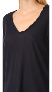 James Perse Heather High Gauge Jersey Tee