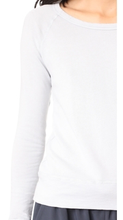 James Perse Classic Long Sleeve Raglan Sweatshirt