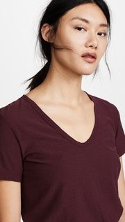 James Perse Deep V Skinny Tee