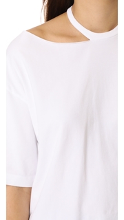 KENDALL + KYLIE Distressed Boxy Tee