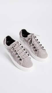 KENDALL + KYLIE Rae Velvet Platform Sneakers