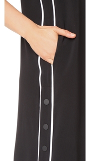 KENDALL + KYLIE Wide Leg Snap Jumpsuit