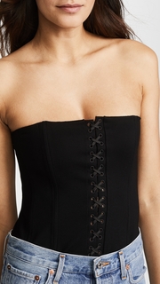 KENDALL + KYLIE Bustier Thong Bodysuit