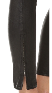 LAGENCE Aurelie Leather Leggings