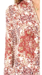 LAGENCE Lauren Pleated Blouse