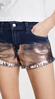 LAGENCE Zoe Perfect Fit Foil Shorts