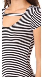 LNA Stripe Maya Tee Bodysuit