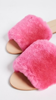 Loeffler Randall Isabel Shearling Slides