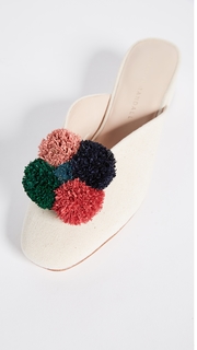 Loeffler Randall Lulu Pom Pom Mules
