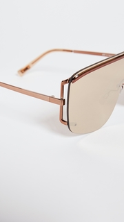 Le Specs Elysium Flat Top Sunglasses