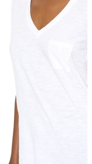 Madewell Whisper Cotton V Neck Pocket Tee