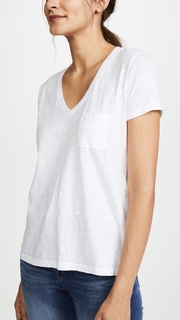 Madewell Whisper Cotton V Neck Pocket Tee