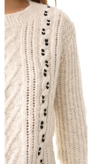 Scotch &amp; Soda/Maison Scotch Crew Neck Cable Knit Sweater