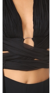 Maria Lucia Hohan Mariza Deep Neckline Top