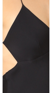 Milly Silk Fractured Bias Slip Dress