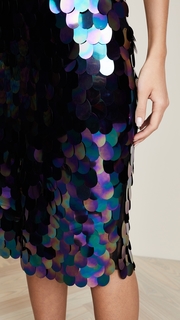 Milly Paillette Sequin Midi Skirt