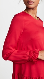 Milly Stretch Silk Quinn Dress: