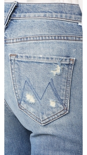 MOTHER The Flirt Fray Rigid Jeans