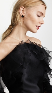 Marchesa Illusion Halter Cocktail in Mikado