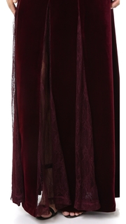 Nicholas Lace Insert Gown