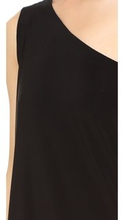 Norma Kamali Kamali Kulture One Shoulder Diagonal Tunic