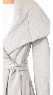 Norma Kamali Shawl Collar Peplum Jacket