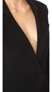 Norma Kamali Single Breasted Elephant Jumpsuit