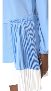 No. 21 Shift Dress with Contrast Hem