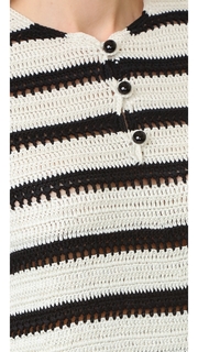 Novis Crochet Stripe Top