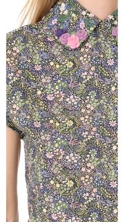 Olympia Le-Tan Lila Liberty Top