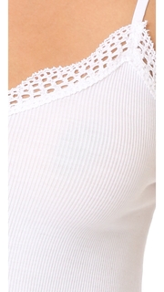 Only Hearts Feather Weight Rib Lace Trim Cami