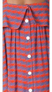 Opening Ceremony French Cuff Maxi Dress