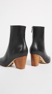 Paul Andrew Tivoli Wood Heel Booties