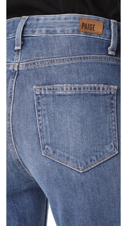 PAIGE High Rise Sarah Straight Jeans