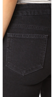 PAIGE Jacqueline Straight Leg Jeans with Raw Hem