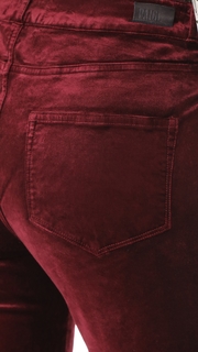 PAIGE Hoxton Velveteen Skinny Pants