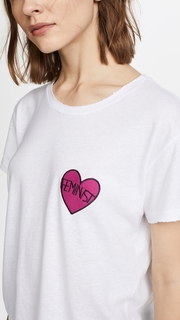 Private Party Feminist Heart Patch Tee