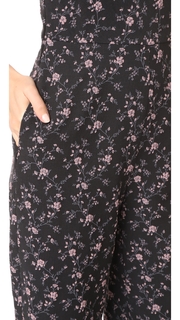 Rebecca Taylor Floral Jacquard Jumpsuit