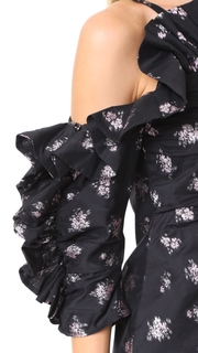 Rebecca Taylor Floral Jacquard Top